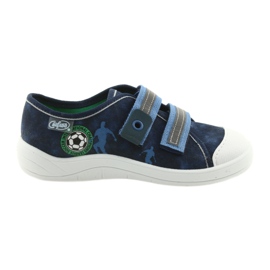 Zapatillas de niños befado 672X063 bola azul azul marino