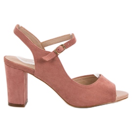 Salones asimétricos VINCEZA rosado