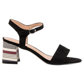 Sandalias VINCEZA negras de moda negro