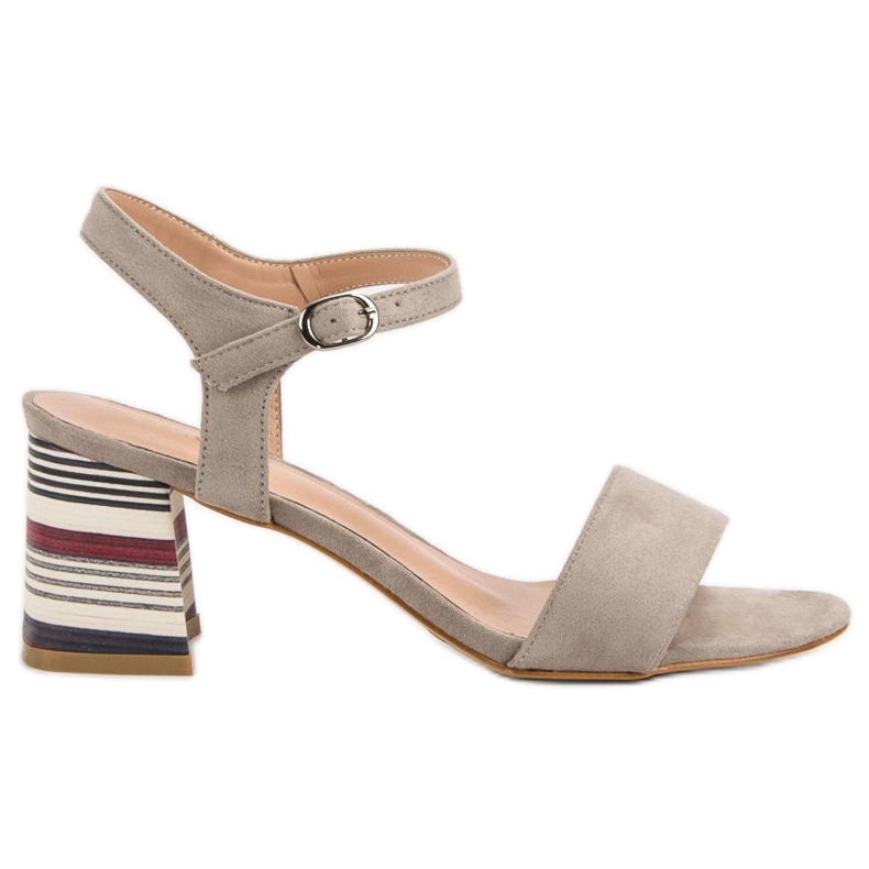 Sandalias VINCEZA beige de moda Sandalias VINCEZA beige de moda