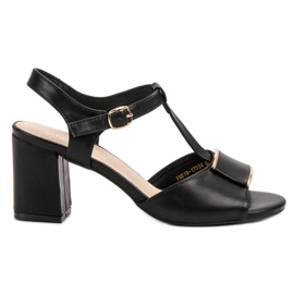 Vinceza Sandalias elegantes negro