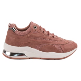 Zapatillas rosas de moda rosado