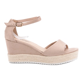 Seastar Sandalias con cuña en beige