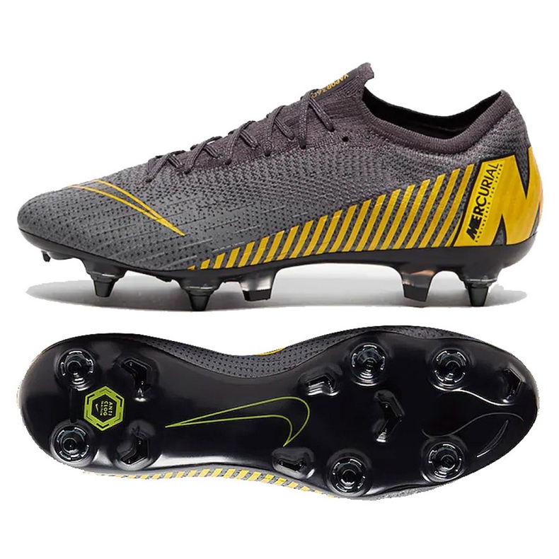 Zapatos de fútbol Nike Mercurial Vapor 12 Elite Sg Pro Ac M AH7381-070 gris gris Zapatos de fútbol Nike Mercurial Vapor 12 Elite Sg Pro Ac M AH7381-070 gris gris