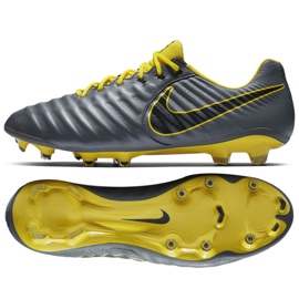 Zapatillas de fútbol Nike Tiempo Legend 7 Elite Fg M AH7238-070 gris gris