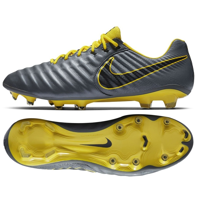 Zapatillas de fútbol Nike Tiempo Legend 7 Elite Fg M AH7238-070 gris gris