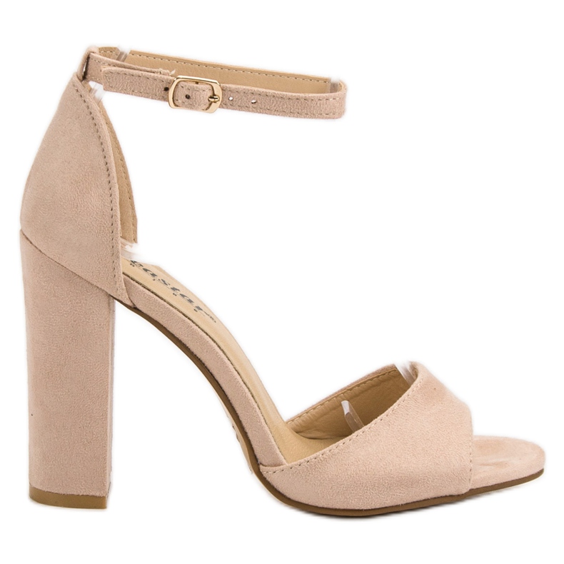 Seastar Sandalias de gamuza en una barra rosado Seastar Sandalias de gamuza en una barra rosado