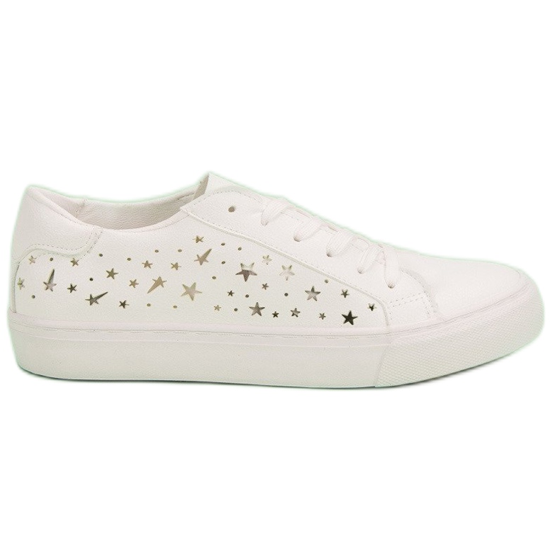 J. Star Zapatillas bajas con estrellas blanco J. Star Zapatillas bajas con estrellas blanco