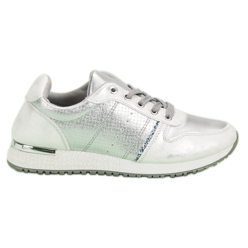 Jumex Zapatos deportivos plateados gris Jumex Zapatos deportivos plateados gris