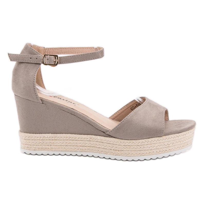Seastar Sandalias de cuña grises