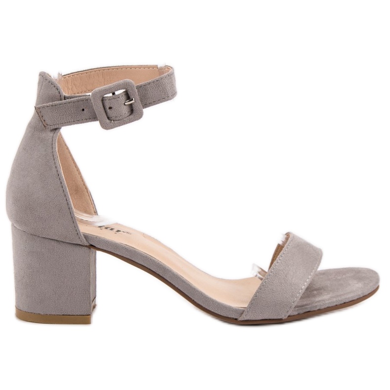 Seastar Sandalias de tacón grises Seastar Sandalias de tacón grises