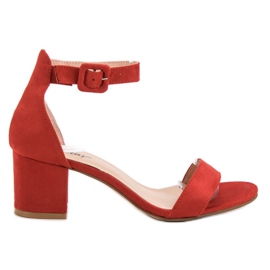 Seastar Sandalias de tacón rojas rojo
