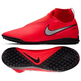 Calzado de fútbol Nike React Phantom Vsn Pro Df Tf M AO3277-600 rojo rojo