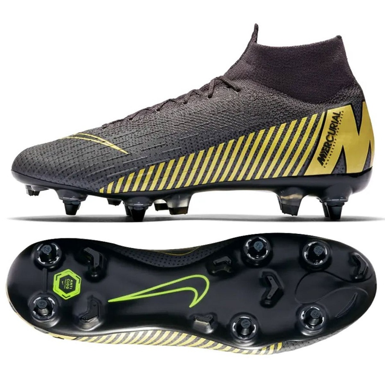Zapatillas de fútbol Nike Mercurial Superfly 6 Elite SG-Pro M AH7366-070 multicolor negro Zapatillas de fútbol Nike Mercurial Superfly 6 Elite SG-Pro M AH7366-070 multicolor negro