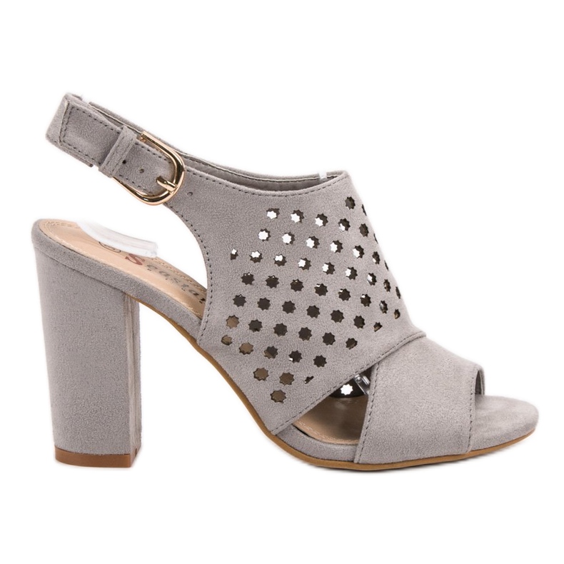 Seastar Sandalias de calado gris Seastar Sandalias de calado gris