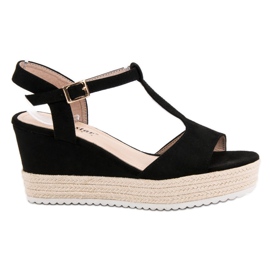 Seastar Sandalias de alpargatas negras negro