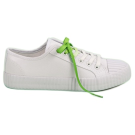 Yes Mile Zapatillas blancas de moda blanco