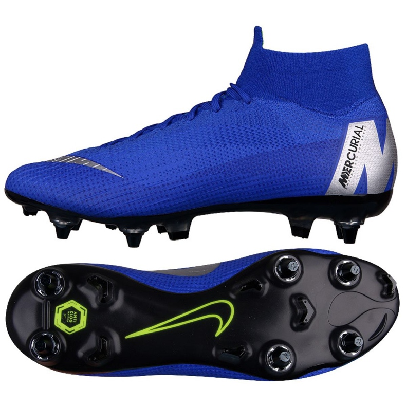 Zapatos de fútbol Nike Mercurial Superfly 6 Elite SG-Pro M AH7366-400 azul azul