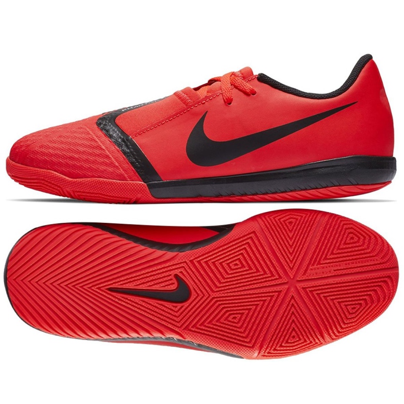 Zapatos de interior Nike Phantom Venom Academy Ic Jr AO0372-600 rojo rojo