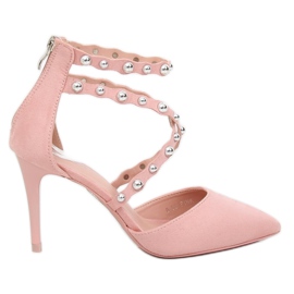 Pink B-50 Tachuelas rosas con tachuelas