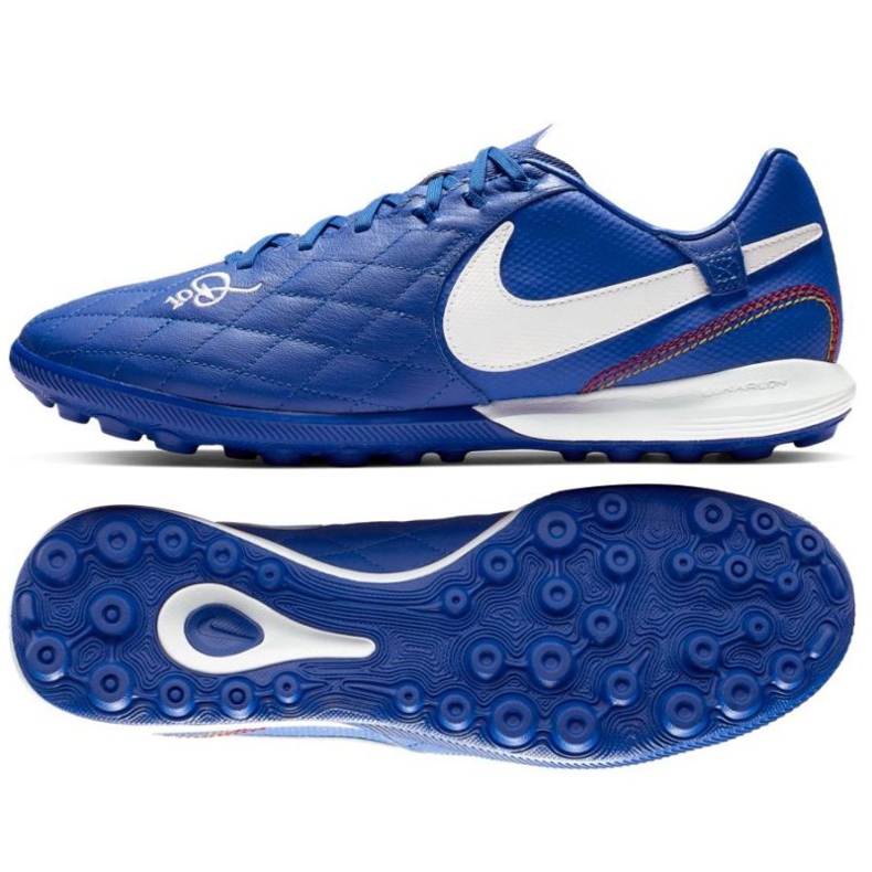Zapatillas de fútbol Nike Tiempo Lunar LegendX 7 Pro 10R Tf M AQ2212-410 azul azul