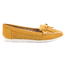 Seastar Mocasines mostaza calados amarillo