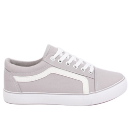 Gris Zapatillas de mujer grises BL117P Gris