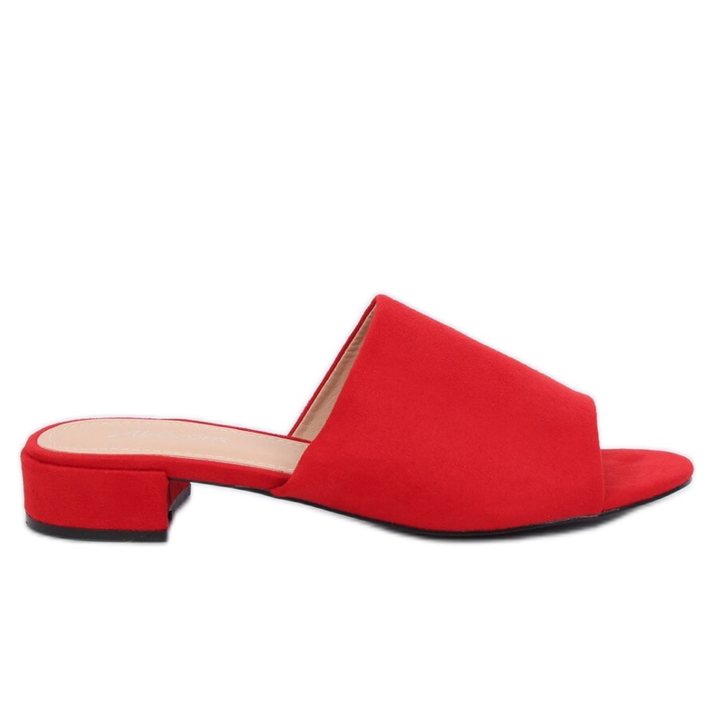 Pantuflas rojas mujer rojas rojo