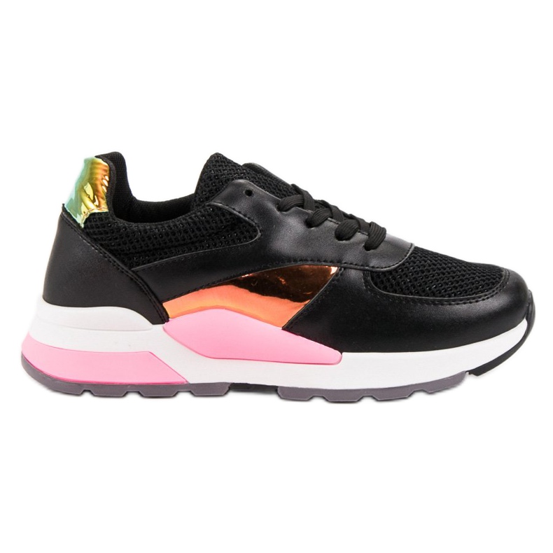 Calzado deportivo casual negro multicolor