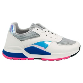 Calzado deportivo casual blanco multicolor Calzado deportivo casual blanco multicolor