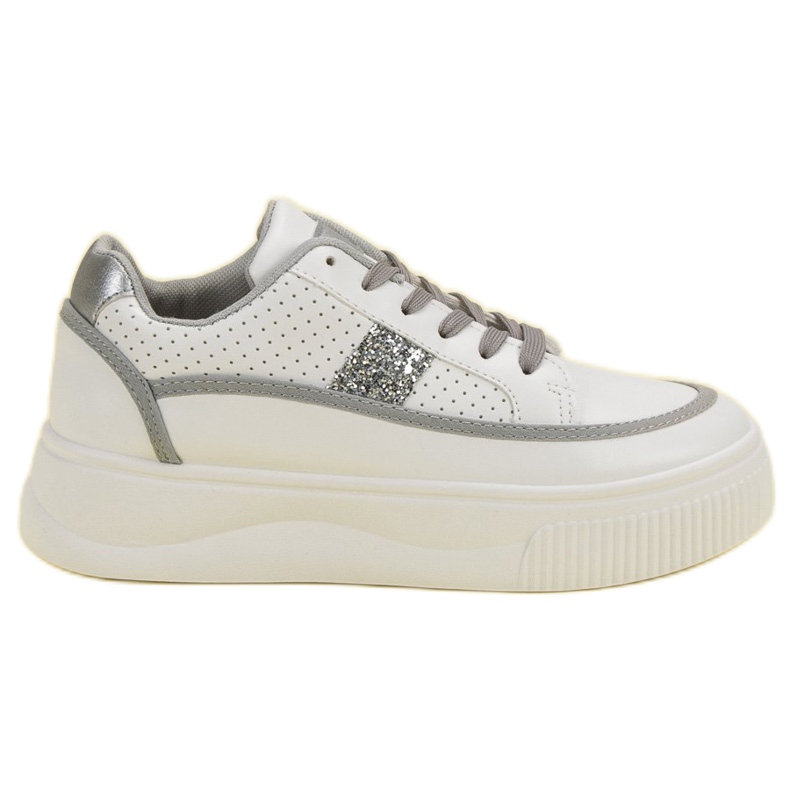Creepers blancas con purpurina blanco Creepers blancas con purpurina blanco