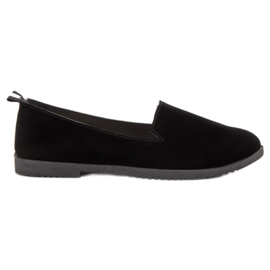 Zapatos sin cordones para mujer negro