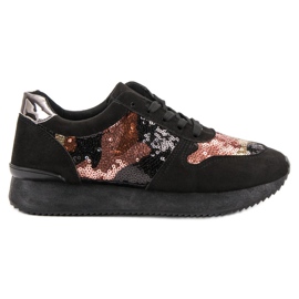 Seastar Zapatos deportivos con lentejuelas negro Seastar Zapatos deportivos con lentejuelas negro