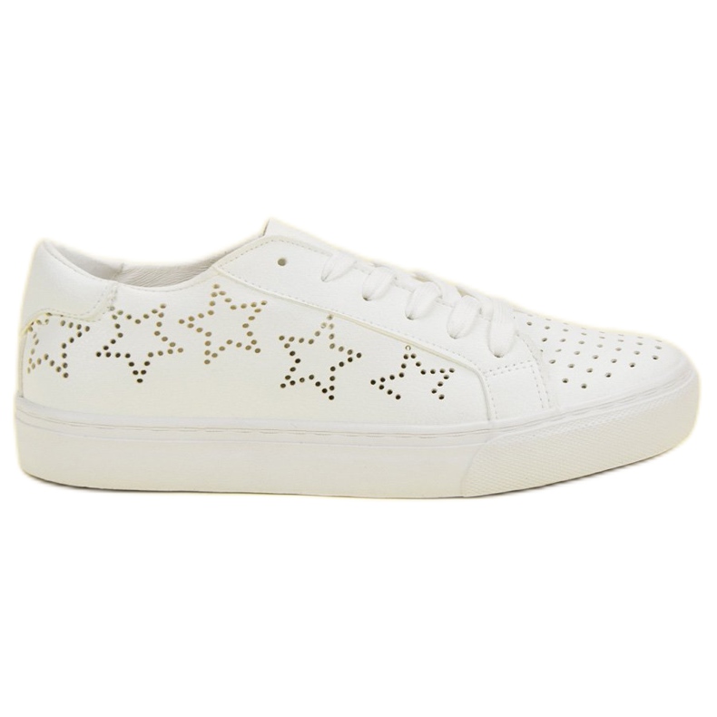 J. Star Deportivas Caladas Con Estrellas blanco