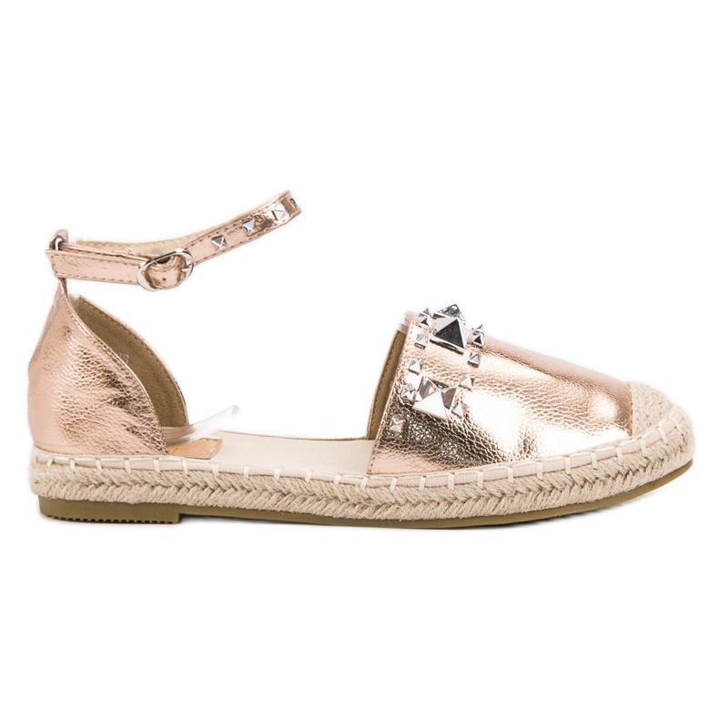 Bestelle Alpargatas Rose Gold Rock amarillo rosado