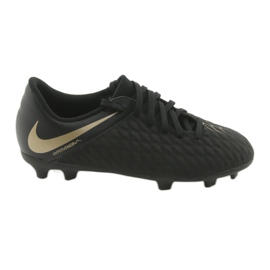 Botas de fútbol Nike Hypervenom Phantom 3Club FG Jr AJ4146-090 negro