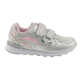Deportivo Velcro American Club ES18 sebrne gris