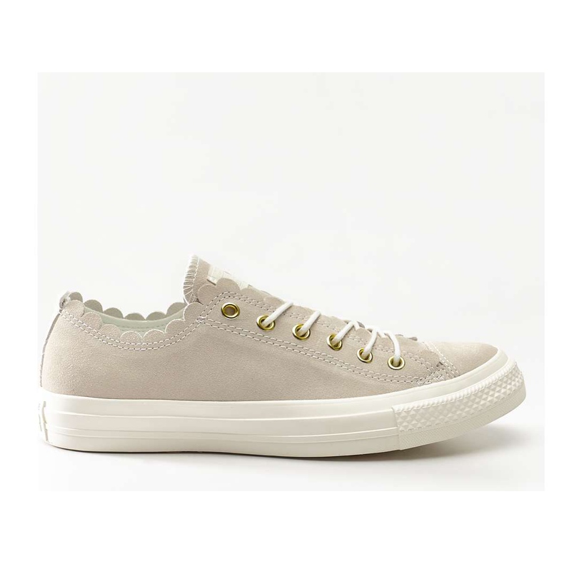 Converse Chuck Taylor All Star Scallop 418 Egret Gold Egret marrón