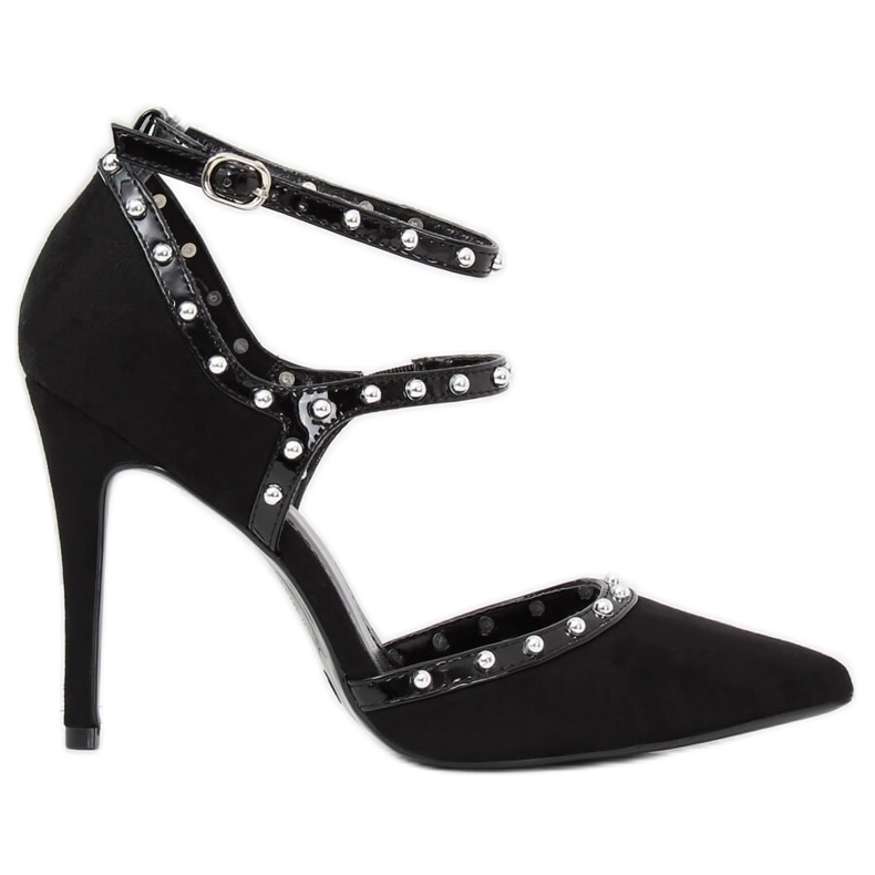 Zapatos de salón con tacón negro AT-0631-L Negro Zapatos de salón con tacón negro AT-0631-L Negro