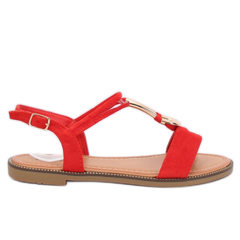 Sandalias de mujer rojas WL024 Rojo