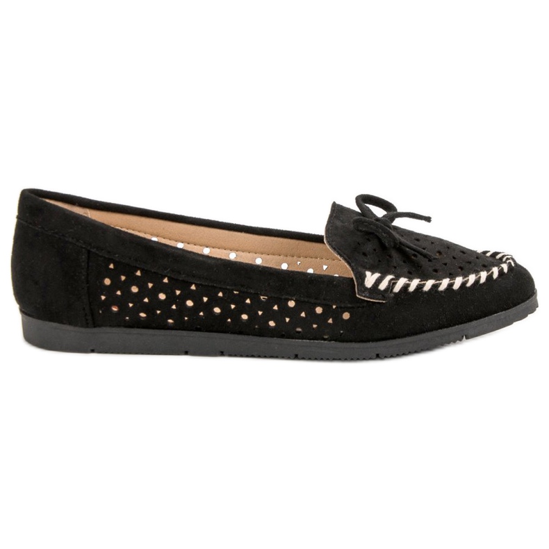 Seastar Mocasines negros calados