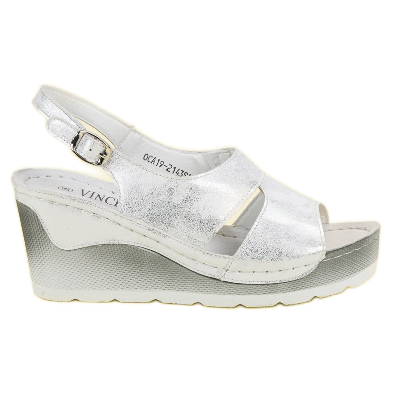 Sandalias ligeras en la cuña VINCEZA gris
