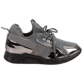 Zapatillas slip-on grises
