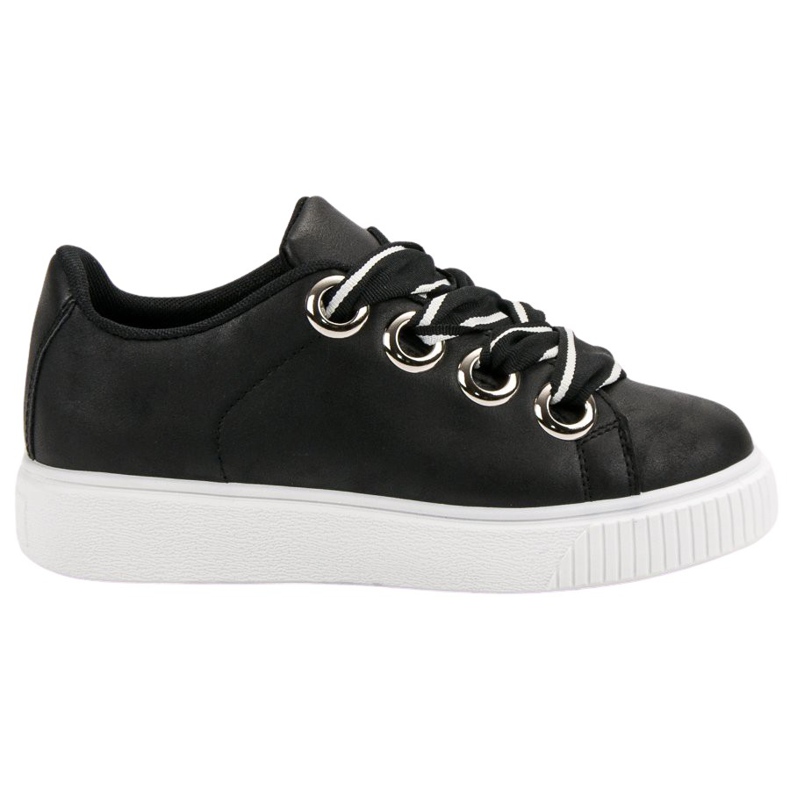 Zapatos deportivos con purpurina negro