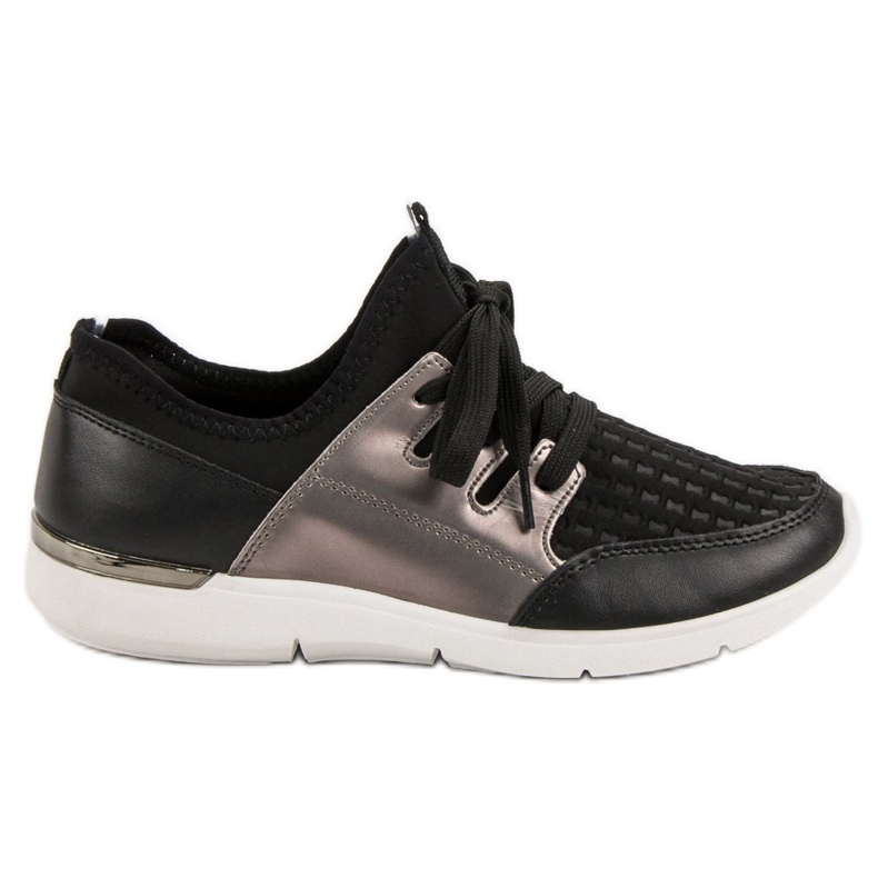 Calzado deportivo sin cordones negro Calzado deportivo sin cordones negro