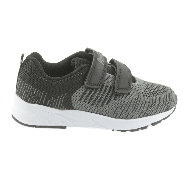 American Club Zapatillas deportivas American CA05 velcro negro gris