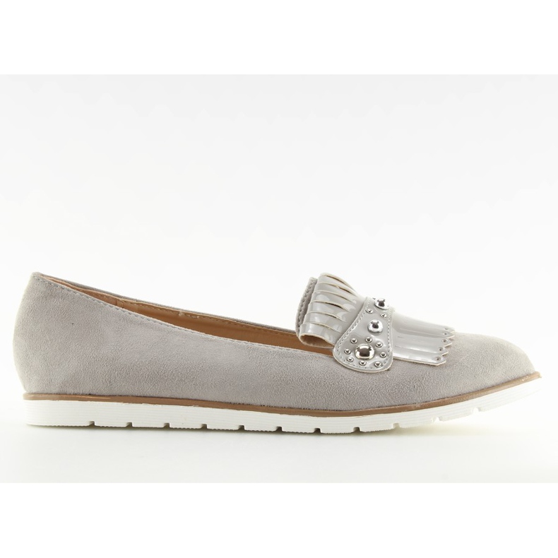 Mocasines para mujer gris DM30P gris II-GAT