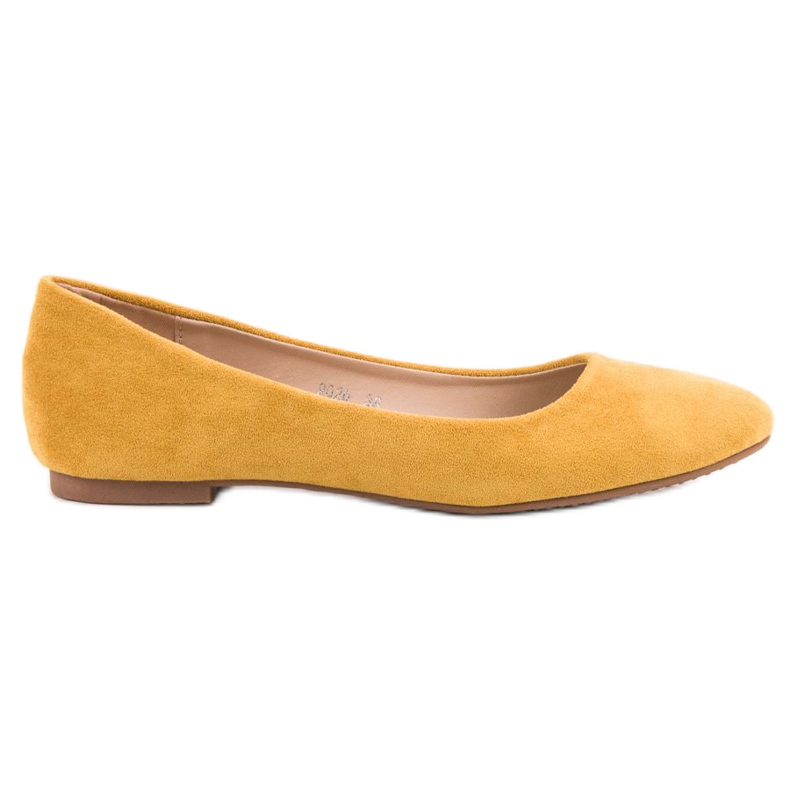 Primavera Bailarinas Clásicas Mostaza amarillo
