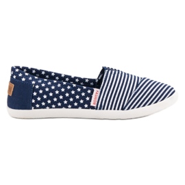 SHELOVET Slipons Textiles azul