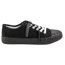 Yes Mile Zapatillas de deporte negras de moda negro